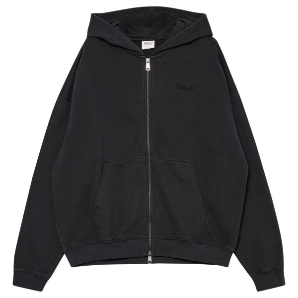 Halo Logo Full Zip Hoodie Hoodie Zwart