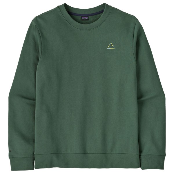 Patagonia - Fitz Roy Massif Daily Crew - Pullover Gr M oliv/grün