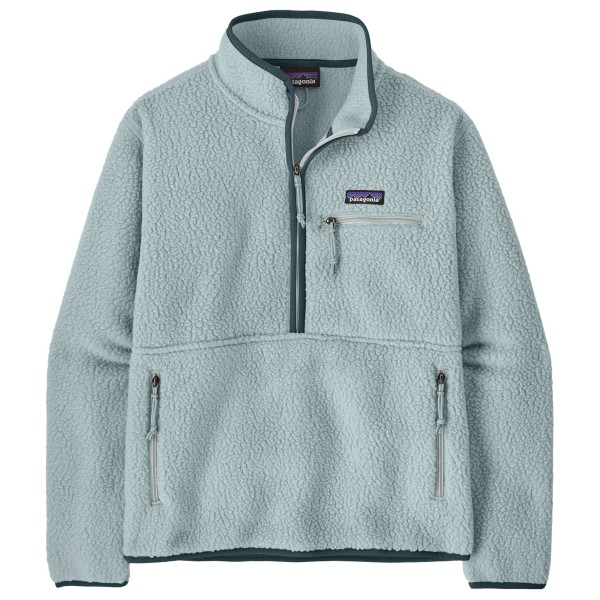 Patagonia Women’s Retro Pile Marsupial Hoodie /turkoois Grijs
