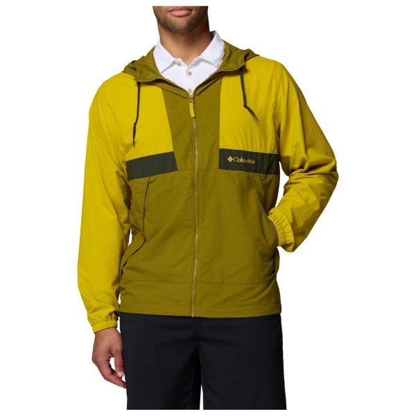 Columbia - Spire Valley Hooded Windbreaker - Windjacke Gr S oliv