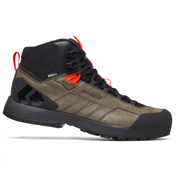 Image of Black Diamond - Mission Leather Mid WP - Wanderschuhe Gr 13,5;14;8 schwarz bei Bergfreunde.ch - der Outdoor Shop