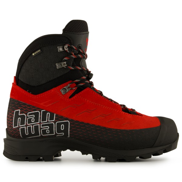 Image of Hanwag - Ferrata Tour GTX - Bergschuhe Gr 10;10,5;11;11,5;12;12,5;13;7;7,5;8;8,5;9;9,5 rot/grau;schwarz/grau