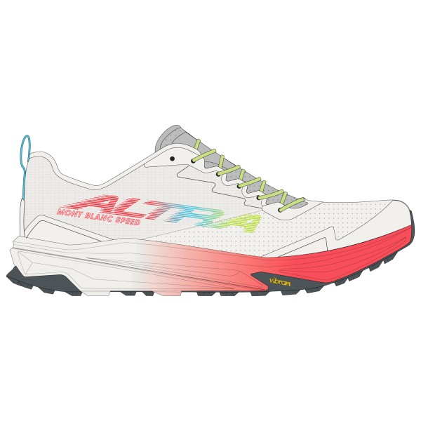 Altra Mont Blanc Speed Trailrunningschoenen Blauw