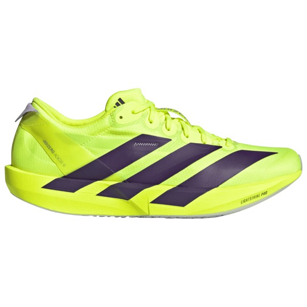 adidas Adizero Adios 9 Runningschuhe Herren (Gr 43 1/3 |gelb/lila)
