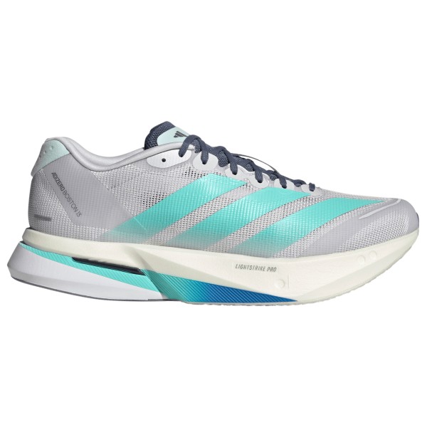 adidas - Adizero Boston 13 - Runningschuhe Gr 9,5 grau/grün
