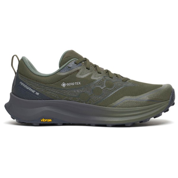 Saucony Peregrine 16 GTX Trailrunningschoenen Fatigue / Ebony