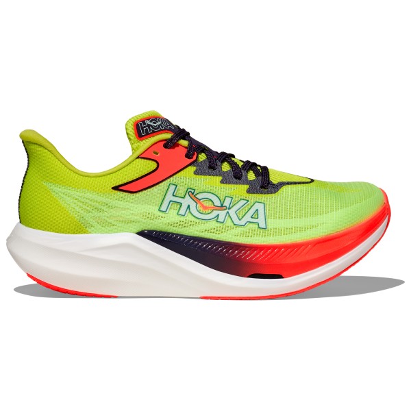 Laufschuhe HOKA Rocket X 3 (Gr M6 / W7 |neon yuzu /blau)