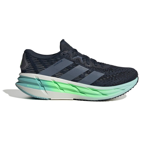 adidas Adistar 4 Runningschuhe Herren (Gr 43 1/3 |blau/grün)
