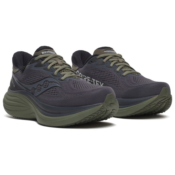 Saucony Triumph 24 GTX Hardloopschoenen Ebony / Fatigue