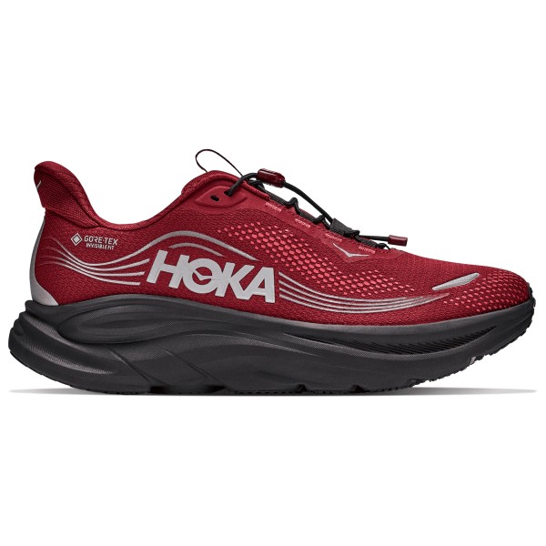 HOKA Clifton 11 GTX Hardloopschoenen 2/3 Regular varsity burgundy Zwart
