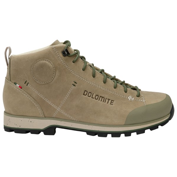 Dolomite Cinquantaquattro Mid Full Grain Leather Evo Sneakers 2/3 Beige
