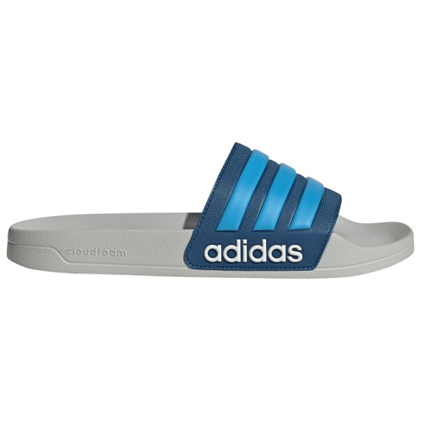 adidas - Adilette Shower - Sandalen Gr 10 blau/grau
