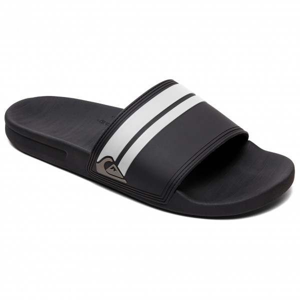 Quiksilver Rivi Slide Sandalen Herren (Gr 10 |schwarz/grau)