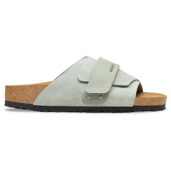 Birkenstock Kyoto Nubuck/Suede Leather Sandalen (Gr 39 - Narrow |grau)