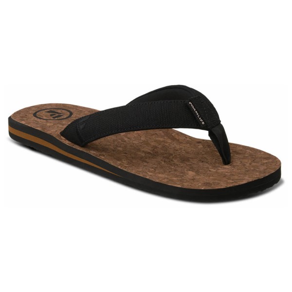Foamlife Mully Cork Sandalen Herren (Gr 42 |schwarz/braun)