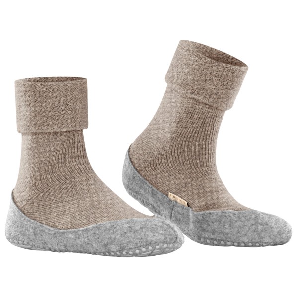 Image of Falke - Cosyshoe Cocooning - Hüttenschuhe Gr 41-42 grau/braun
