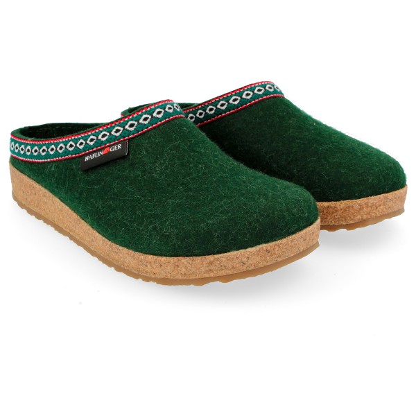 Haflinger Grizzly Franzl Pantoffels Groen