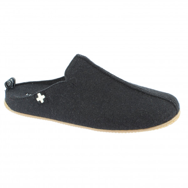 Image of Living Kitzbühel - Filzpantoffel Schweizer Kreuz No. 4250 - Hüttenschuhe Gr 41;42;43;44;45;46;47;48 grau