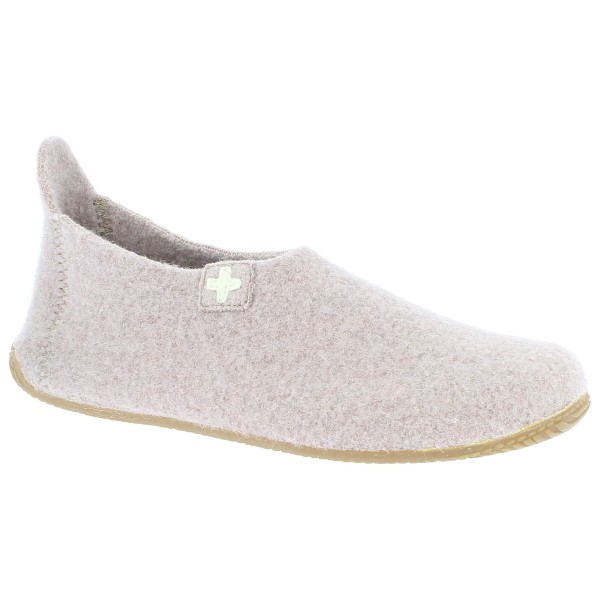 Image of Living Kitzbühel - Slipper Schweizer Kreuz No. 4249 - Hüttenschuhe Gr 42 grau