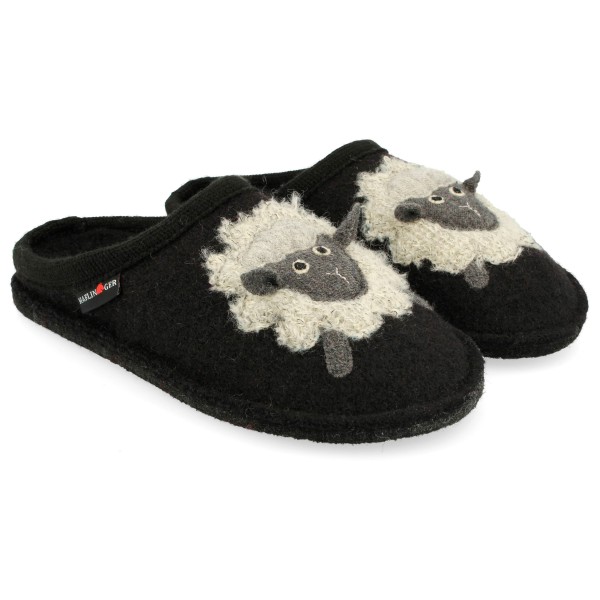 Image of Haflinger - Flair Lamby - Hüttenschuhe Gr 36 schwarz