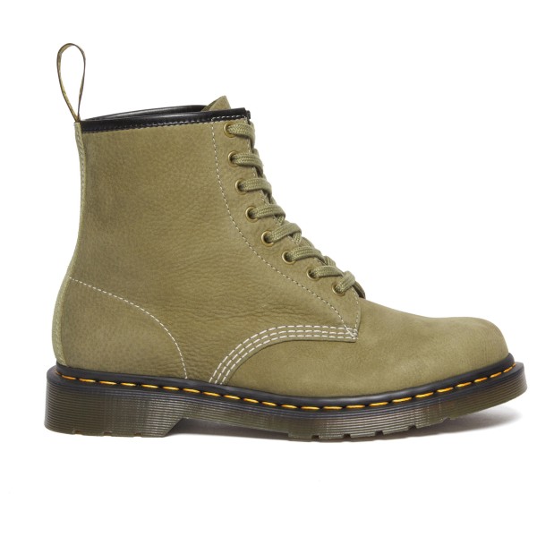 Image of Dr. Martens - 1460 Tumbled Nubuck + EH Suede - Freizeitstiefel Gr 11;8;9,5 beige;oliv