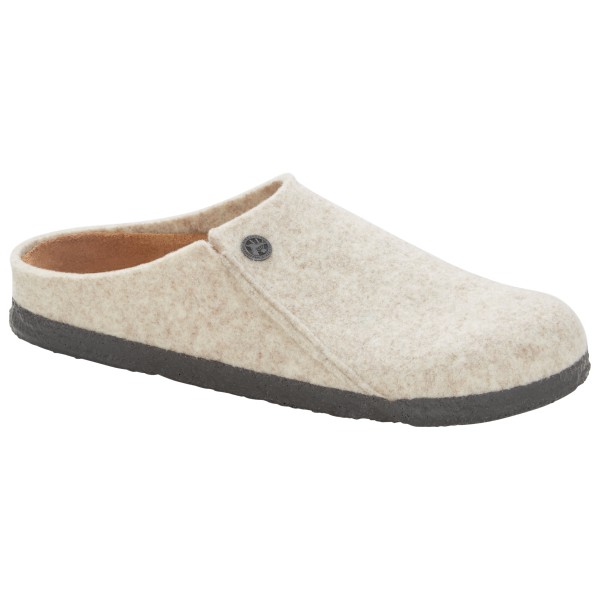 Birkenstock Zermatt Wool Felt Pantoffels Regular Beige