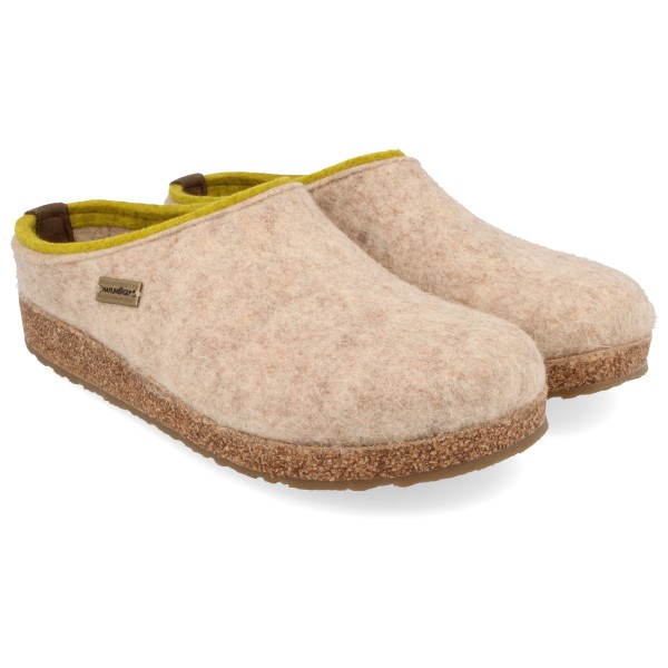 Haflinger Grizzly Kris Pantoffels Beige