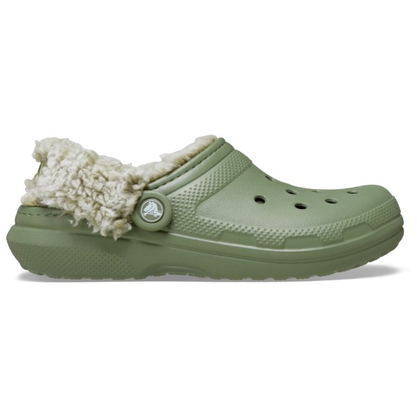 Crocs - Classic Fleece Lined Clog - Hausschuhe Gr M10 / W12 oliv