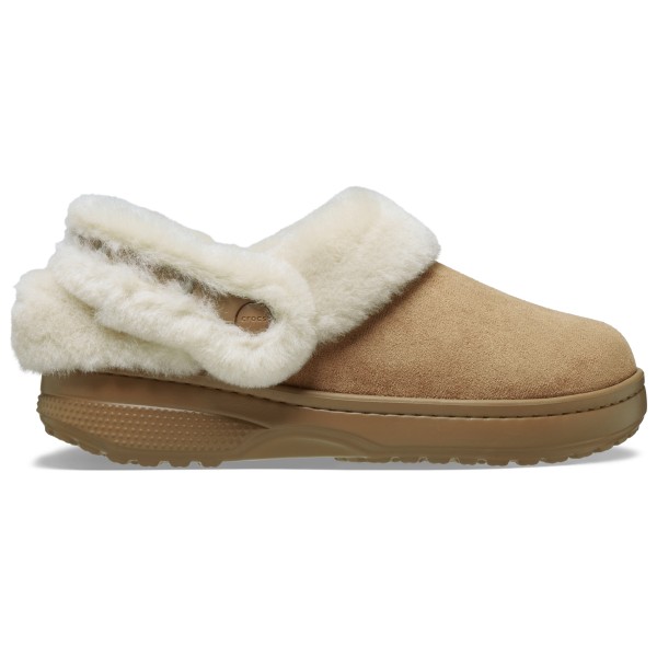 Crocs - Classic Unfurgettable Vegan Suede Clog - Hausschuhe Gr M8 / W10 beige/braun