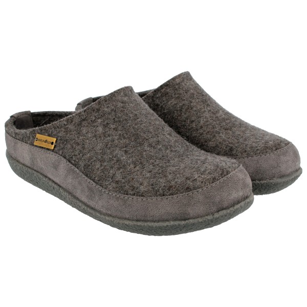 Haflinger Blizzard Skane Pantoffels Grijs