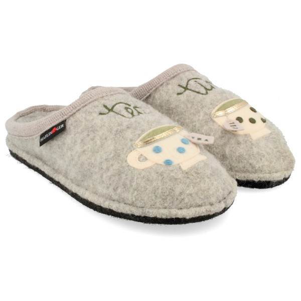 Haflinger Flair Tea Time Pantoffels Grijs