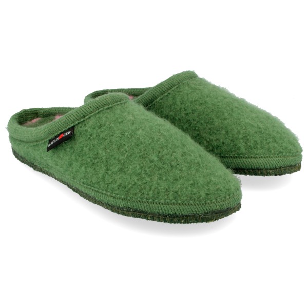 Haflinger Walktoffel Striped Pantoffels /olijfgroen