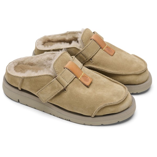 Satorisan Uwabaki Clog Suede Pantoffels Beige