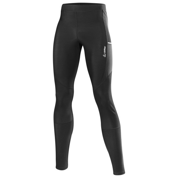 Image of Löffler - Tights Thermo Innenvelours - Lauftights Gr 48;50;52;54;56 schwarz