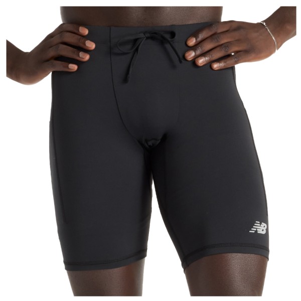 New Balance RC Pocket Half Tight 9 Lauftights Herren (Gr S |schwarz)