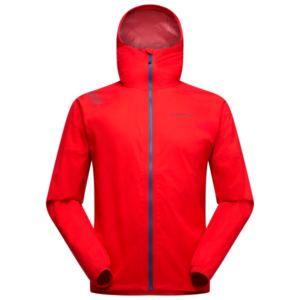 La Sportiva Pocketshell Jacket Laufjacke Herren Roadrunning (Gr M |rot |wasserdicht)