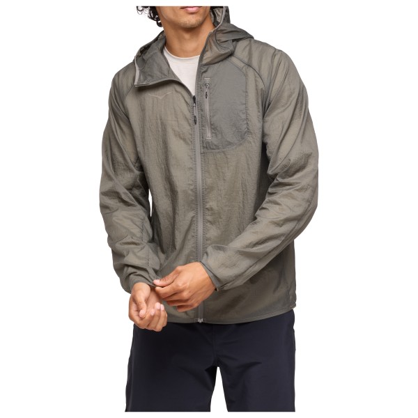 Image of HOKA - Skyflow Jacket - Laufjacke Gr M grau