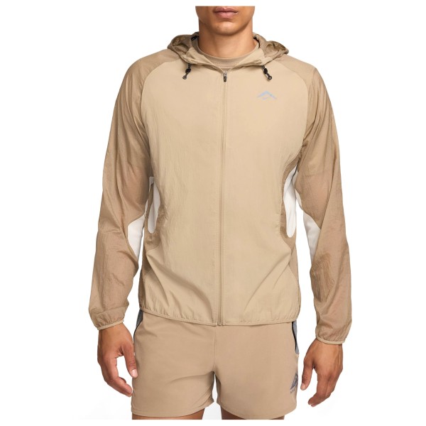 Image of Nike - Trail Aireez Running Jacket - Laufjacke Gr L beige