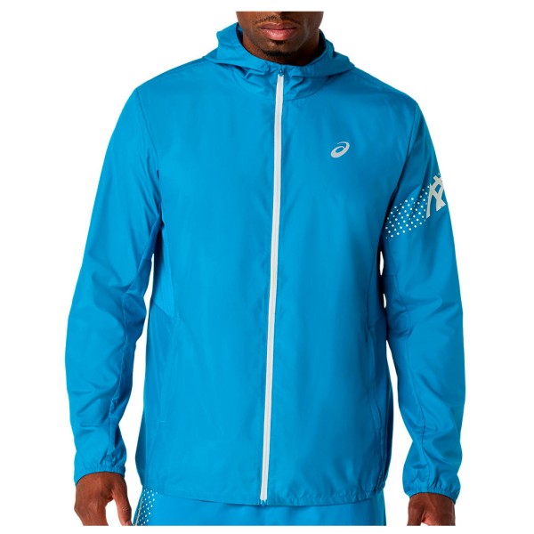 Asics – Icon Jacket – Hardloopjack maat L, Blauw