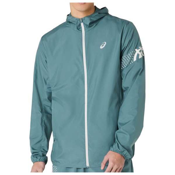 Asics Icon Jacket Hardloopjack turkoois Turquoise