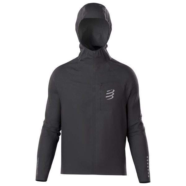 Compressport Tempest Waterproof Jacket Hardloopjack Grijs