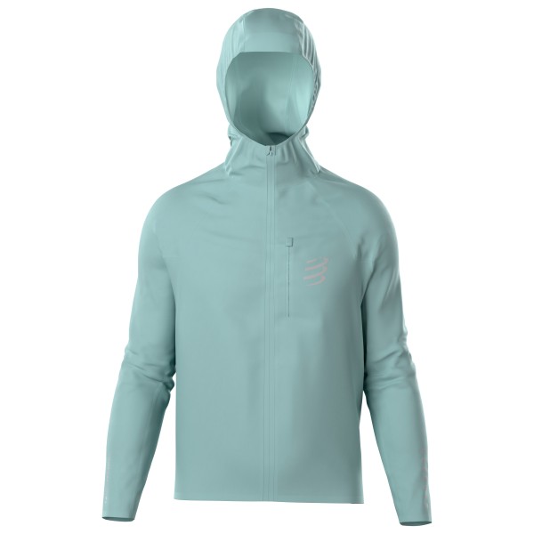 Compressport Tempest Waterproof Jacket Hardloopjack turkoois Turquoise