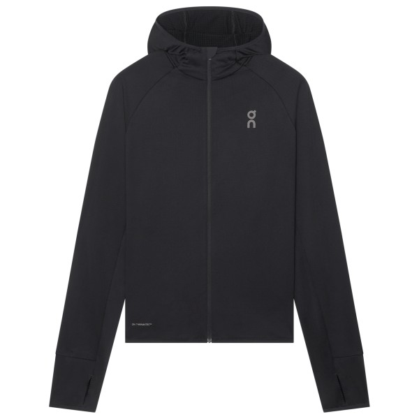 On Climate Zip Hoodie Hardloopjack Zwart