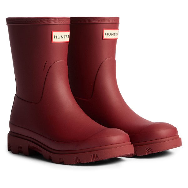 Hunter Boots Downpour Short Boot Rubberlaarzen Rood