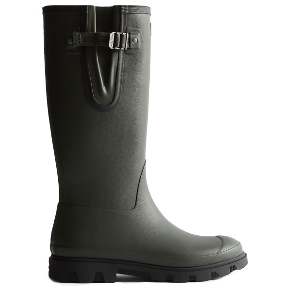 Hunter Boots Field Downpour Adjustable Boot Gummistiefel (Gr 44 |schwarz/grau |wasserdicht)