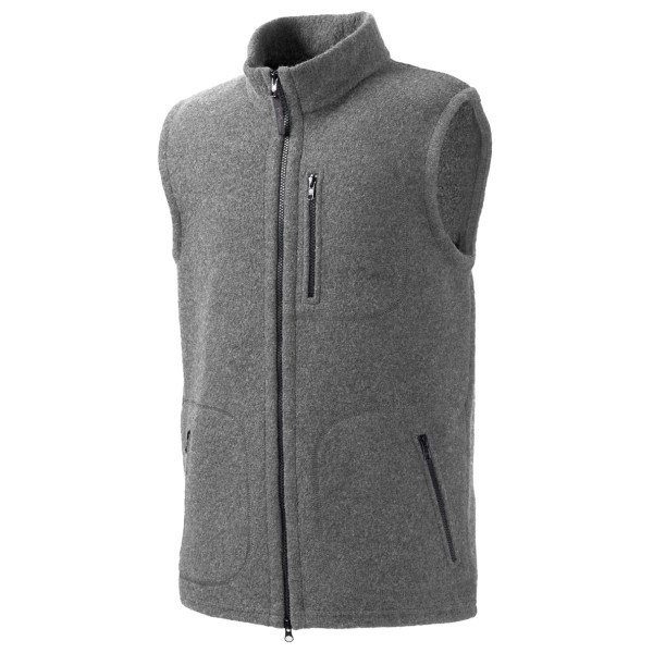Mufflon – Ivo – Merinobodywarmer maat , Grijs