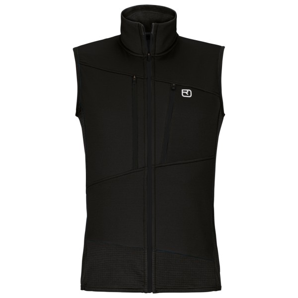 Ortovox Fleece Grid Vest Fleeceweste Men (Größe XXL |schwarz)