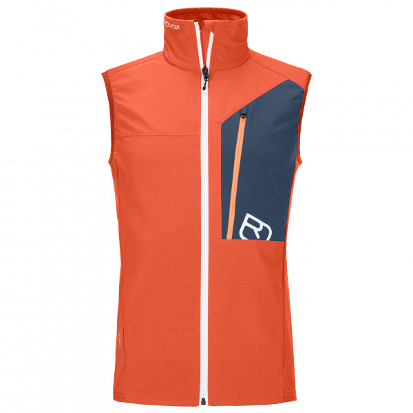 Image of Ortovox - Berrino Vest - Softshellgilet Gr L;M;S;XL;XXL blau;rot