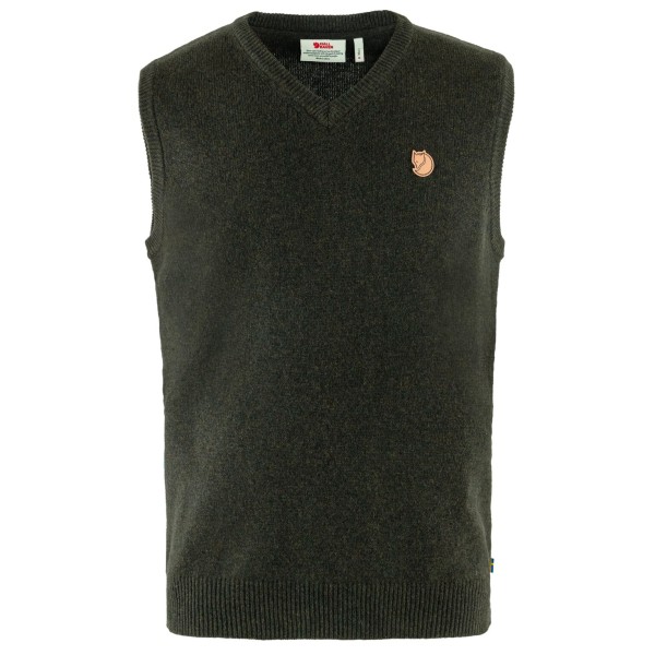 Image of Fjällräven - Övik Wool Vest - Wollgilet Gr 3XL;L;M;S;XL;XXL schwarz;schwarz/oliv bei Bergfreunde.ch - der Outdoor Shop