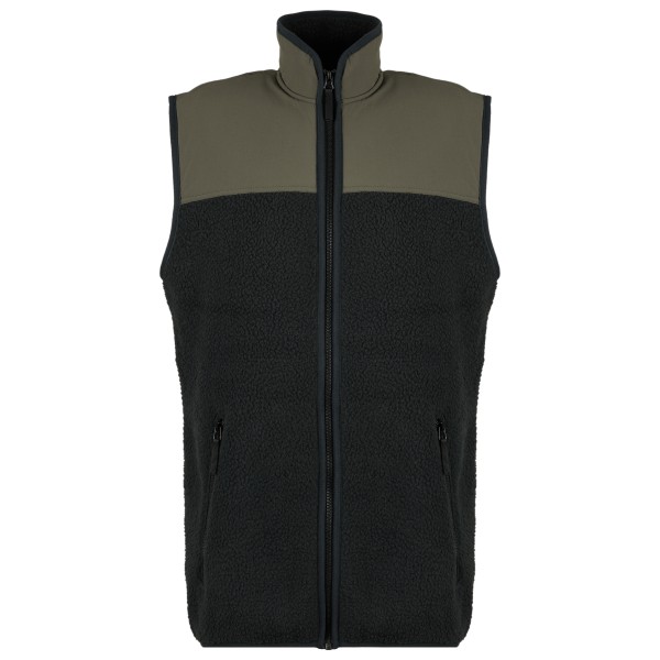 Image of Stoic - NorrvikSt. Pile Fleece Vest - Fleecegilet Gr L;M;XL grau;schwarz